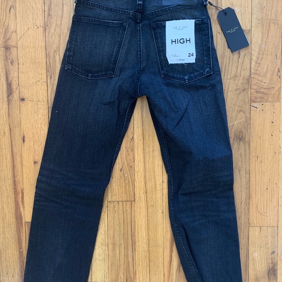 Rag & bone black denim NWT - Picture 9 of 9